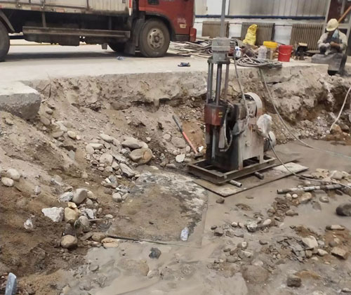 色达公路下沉压浆